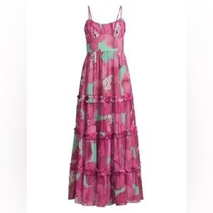 NWT HUTCH Caletta Maxi Dress In Pink Size XL